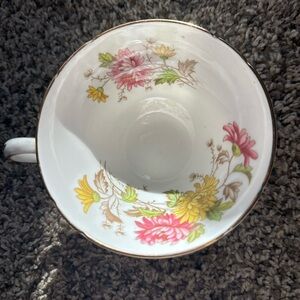 Vintage Bone China Floral tea cup.